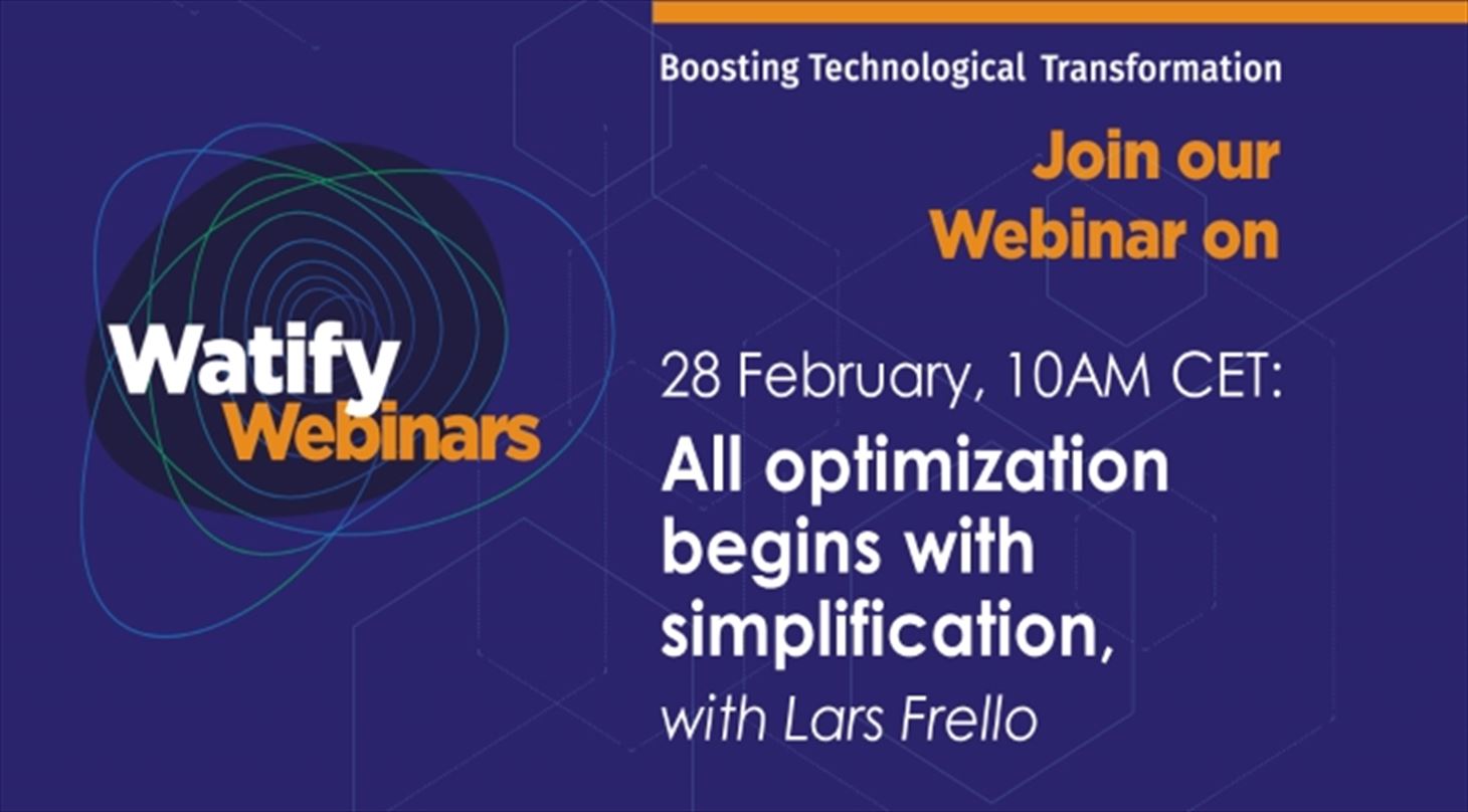 Simplimize webinar - WATIFY